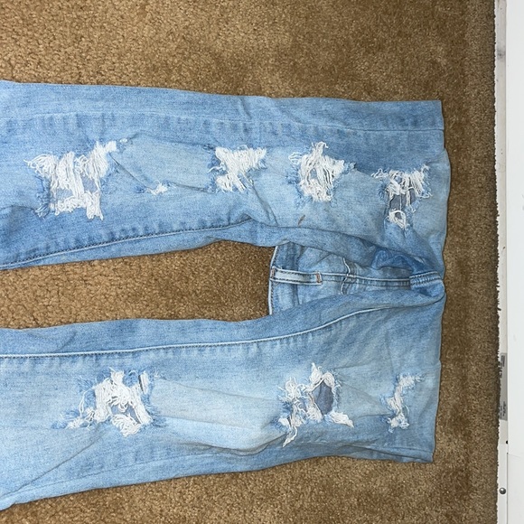 Light washed ankle jeggings - Picture 2 of 4